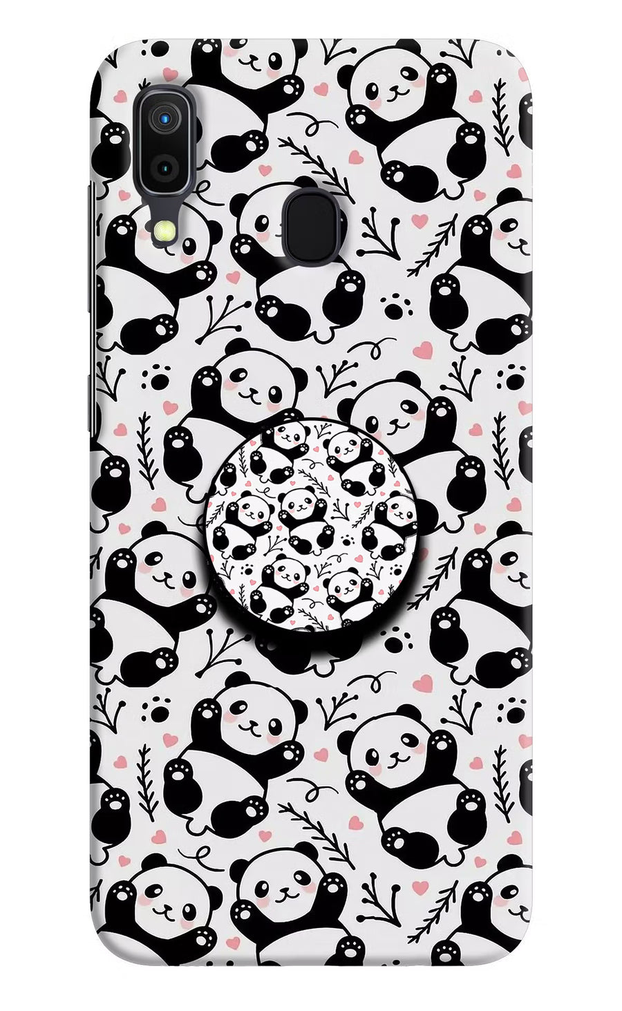 Cute Panda Samsung A30 Pop Case, Hard case