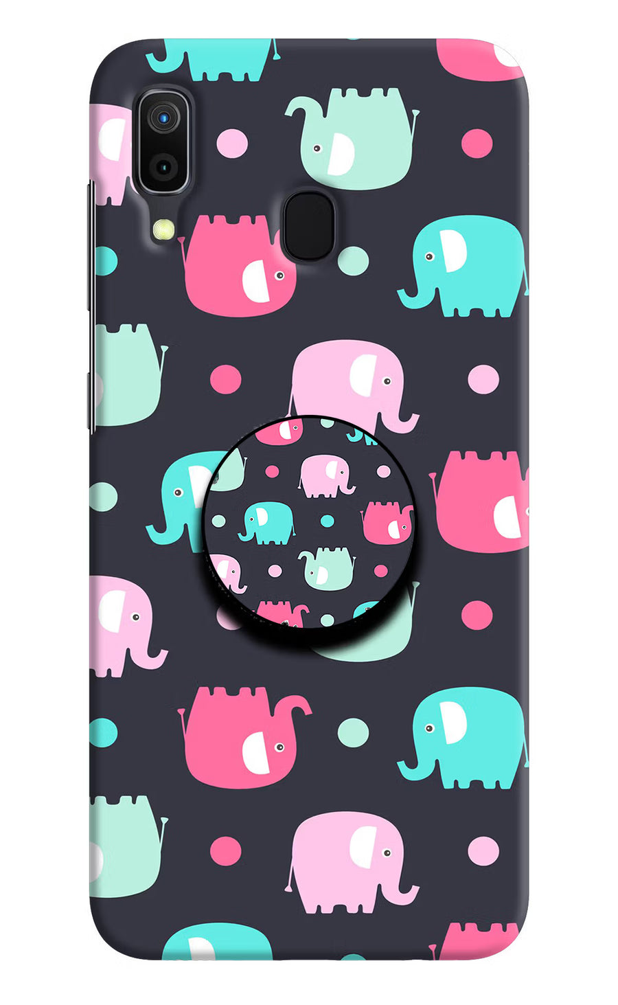 Baby Elephants Samsung A30 Pop Case, Hard case