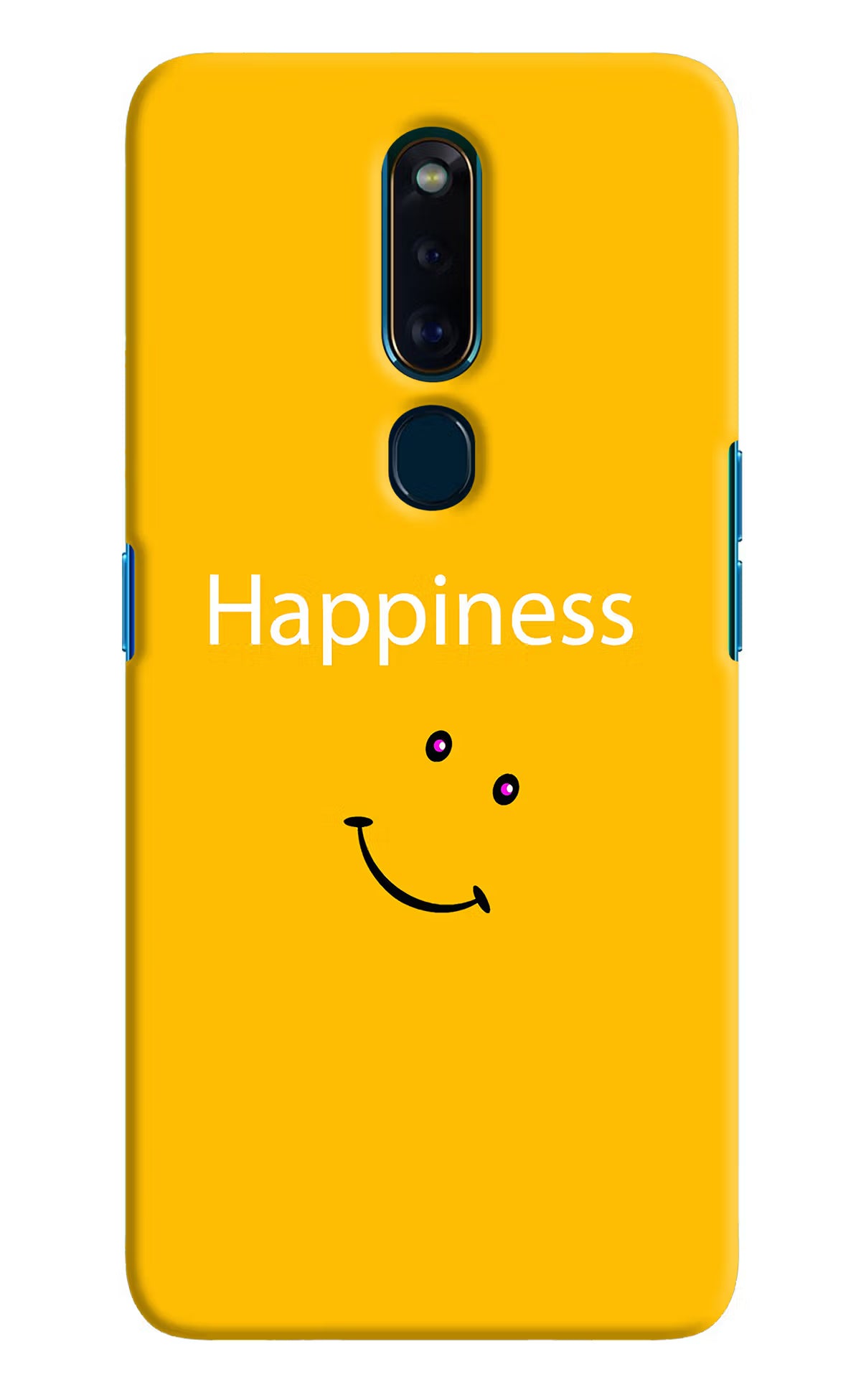 Happiness With Smiley Oppo F11 Pro Hard Case Back Cover by Casekaro