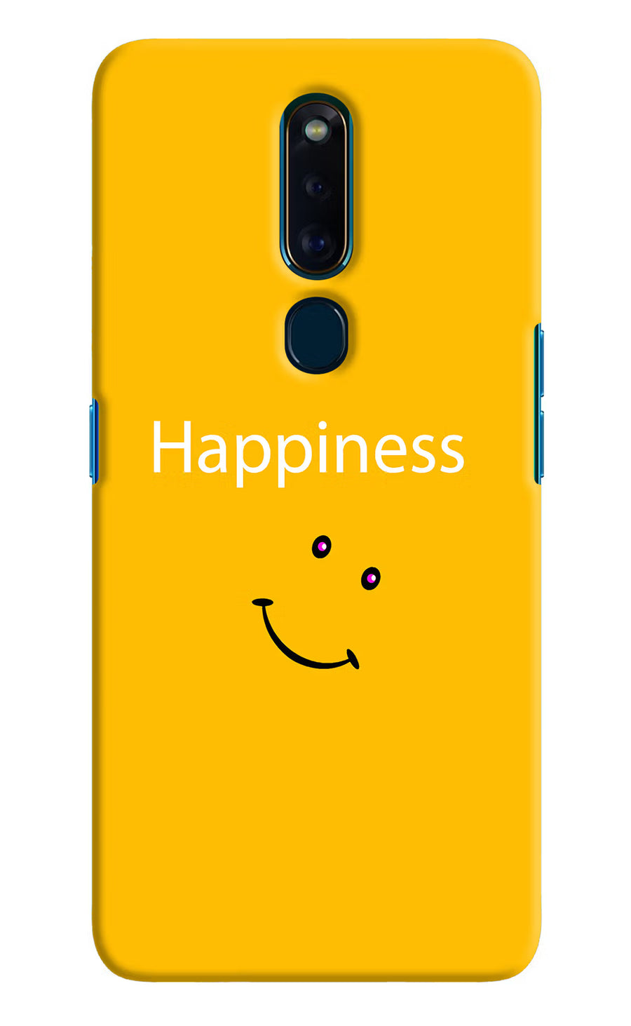 Happiness With Smiley Oppo F11 Pro Back Cover, Hard case