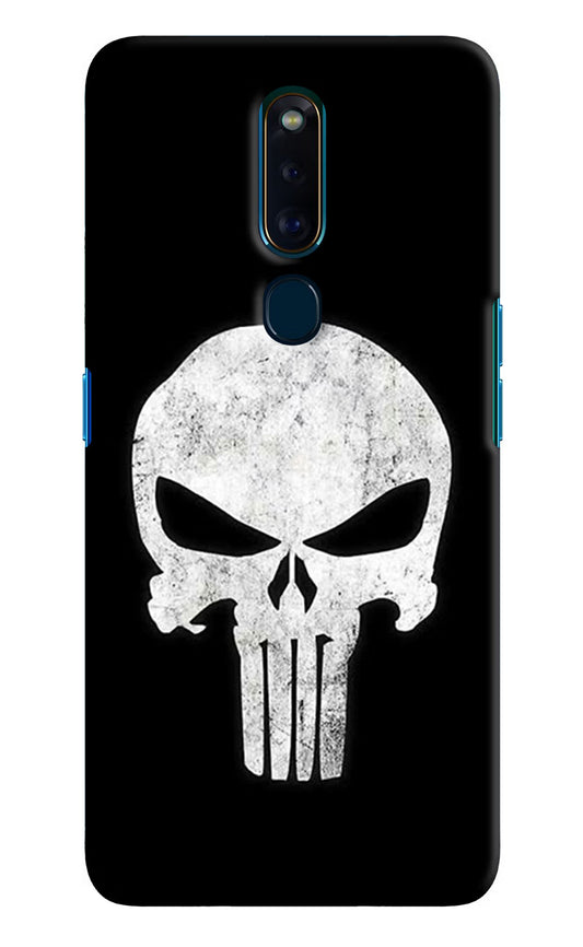 Punisher Skull Oppo F11 Pro Hard Case Back Cover by Casekaro