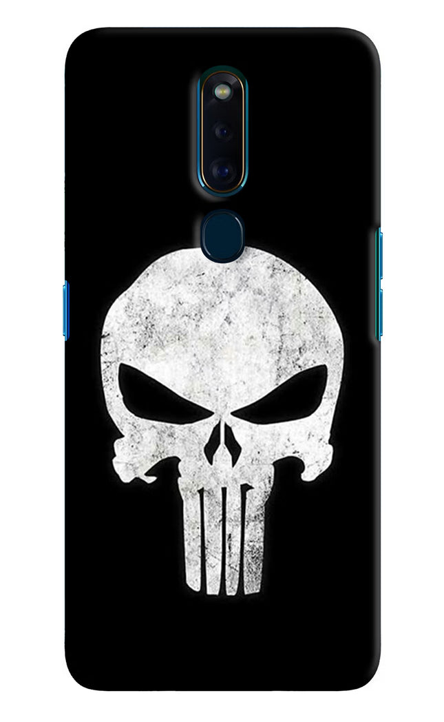 Punisher Skull Oppo F11 Pro Hard Case Back Cover by Casekaro