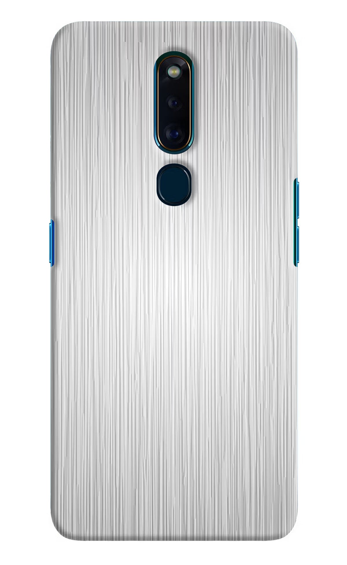 Wooden Grey Texture Oppo F11 Pro Hard Case Back Cover by Casekaro