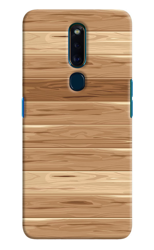 Wooden Vector Oppo F11 Pro Hard Case Back Cover by Casekaro