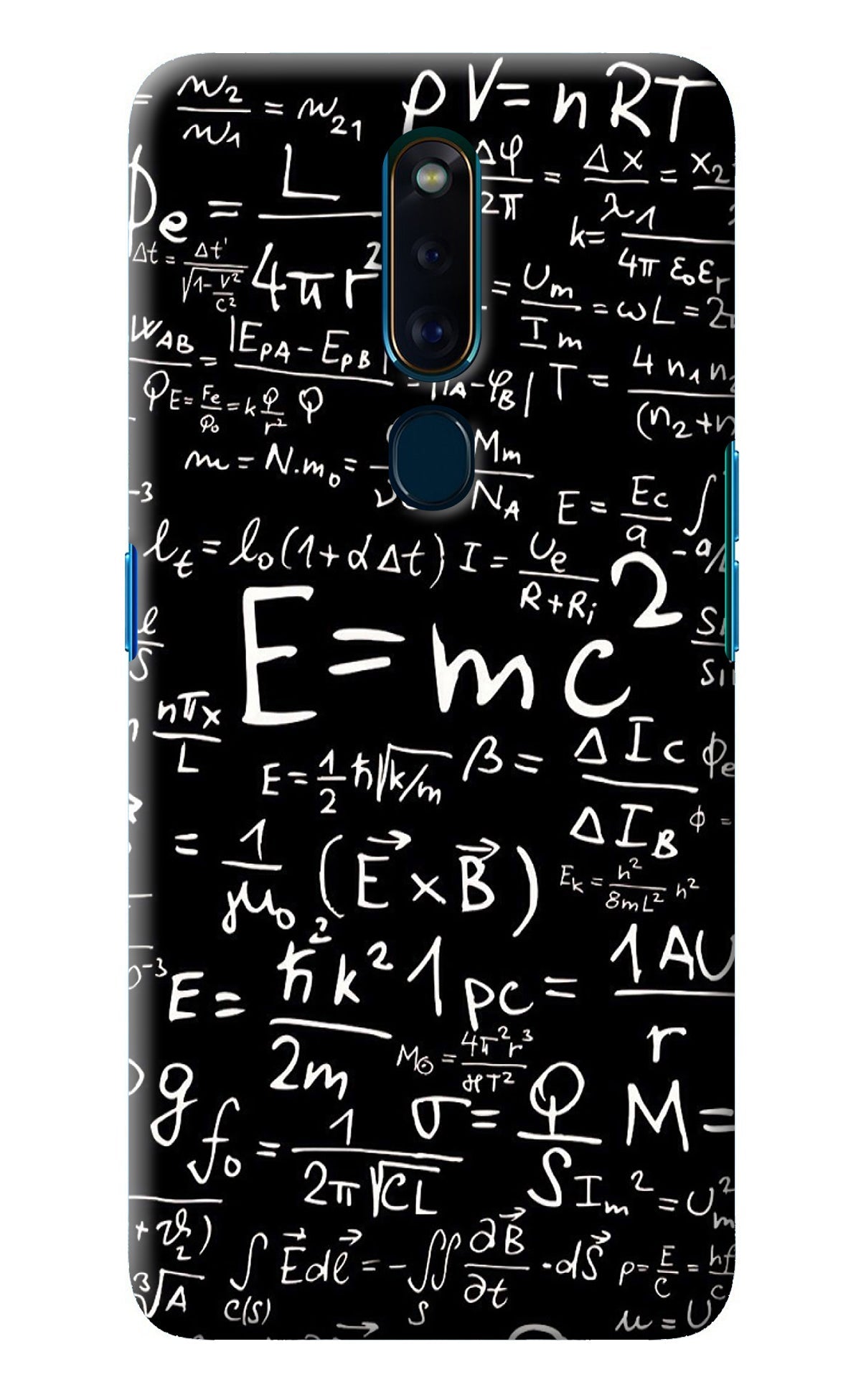 Physics Albert Einstein Formula Oppo F11 Pro Back Cover