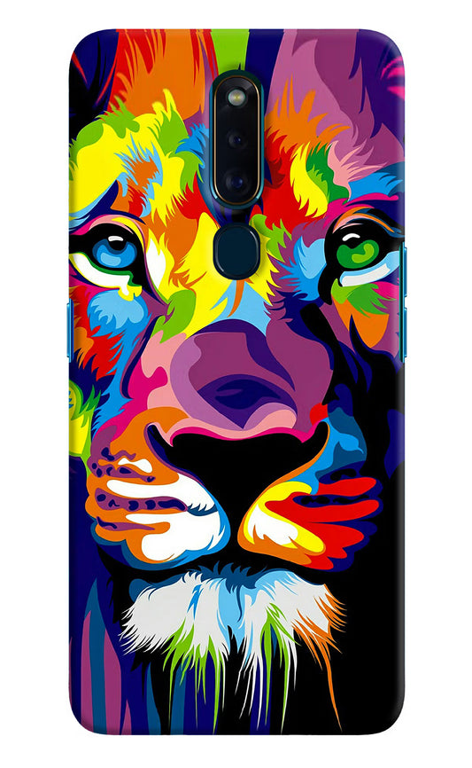 Lion Oppo F11 Pro Hard Case Back Cover by Casekaro