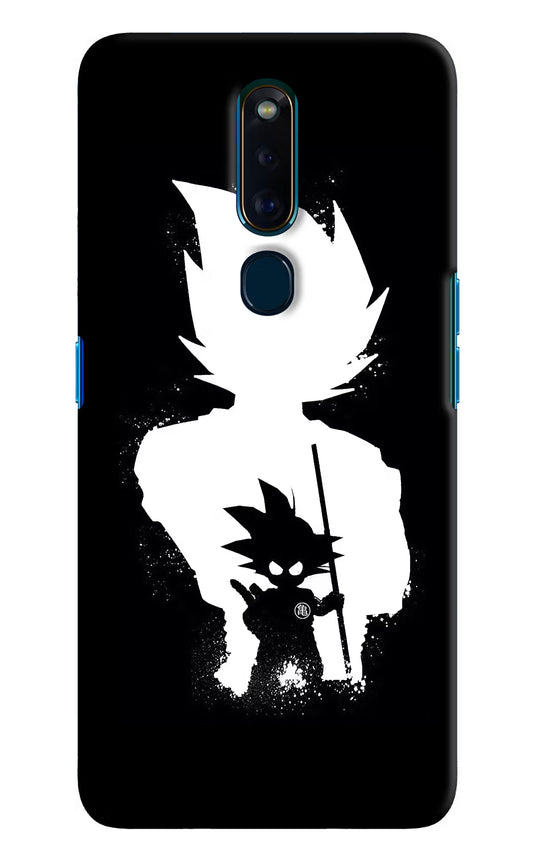 Goku Shadow Oppo F11 Pro Hard Case Back Cover by Casekaro