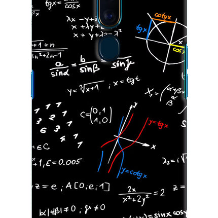Mathematics Formula Oppo F11 Pro Hard Case Back Cover by Casekaro