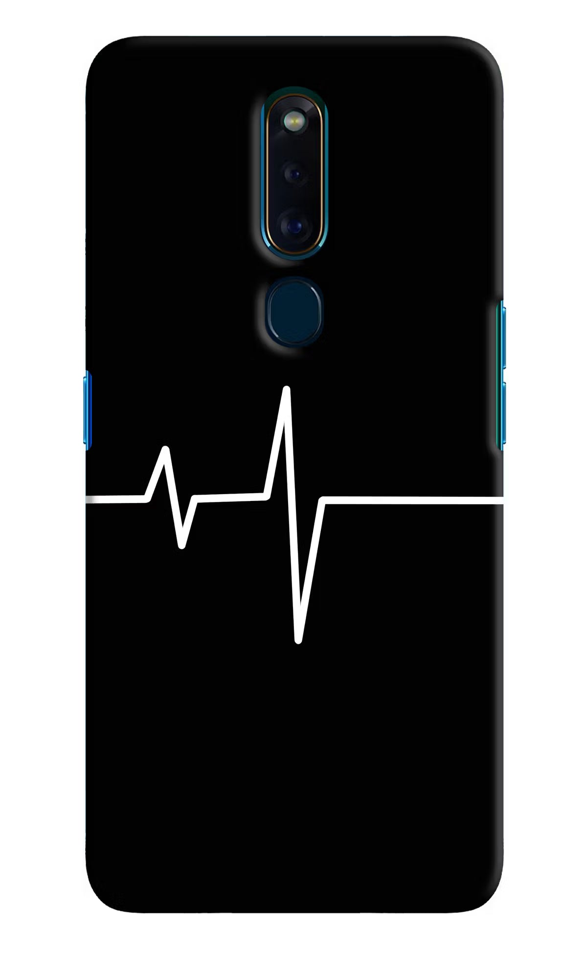 Heart Beats Oppo F11 Pro Hard Case Back Cover by Casekaro