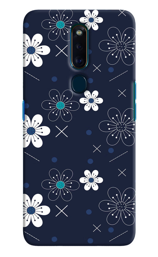 Flowers Oppo F11 Pro Hard Case Back Cover by Casekaro