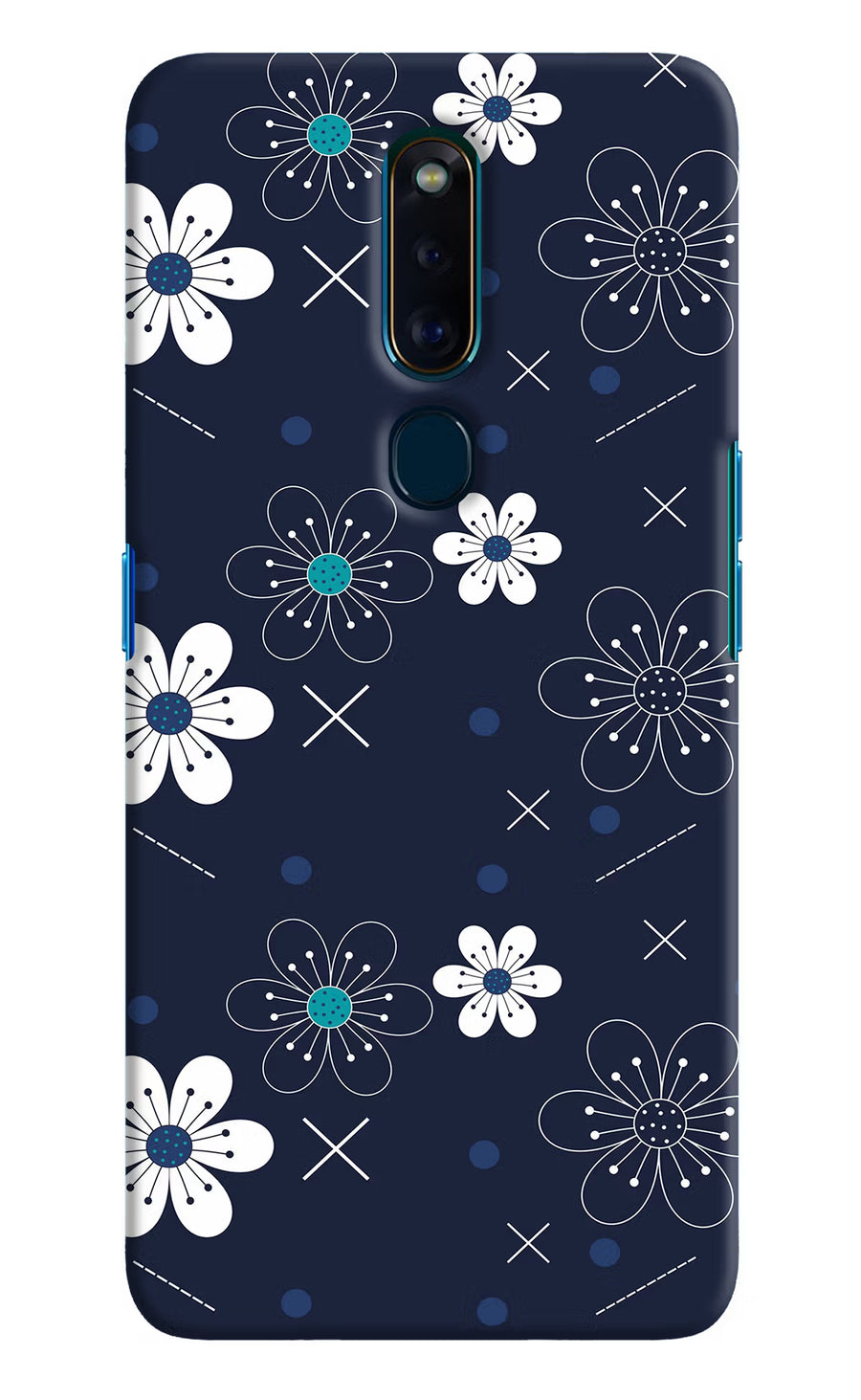 Flowers Oppo F11 Pro Back Cover, Hard case