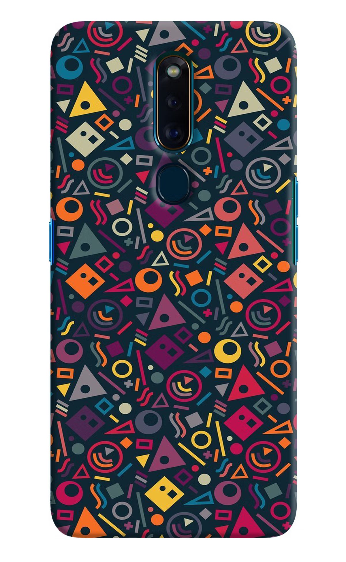 Geometric Abstract Oppo F11 Pro Hard Case Back Cover by Casekaro