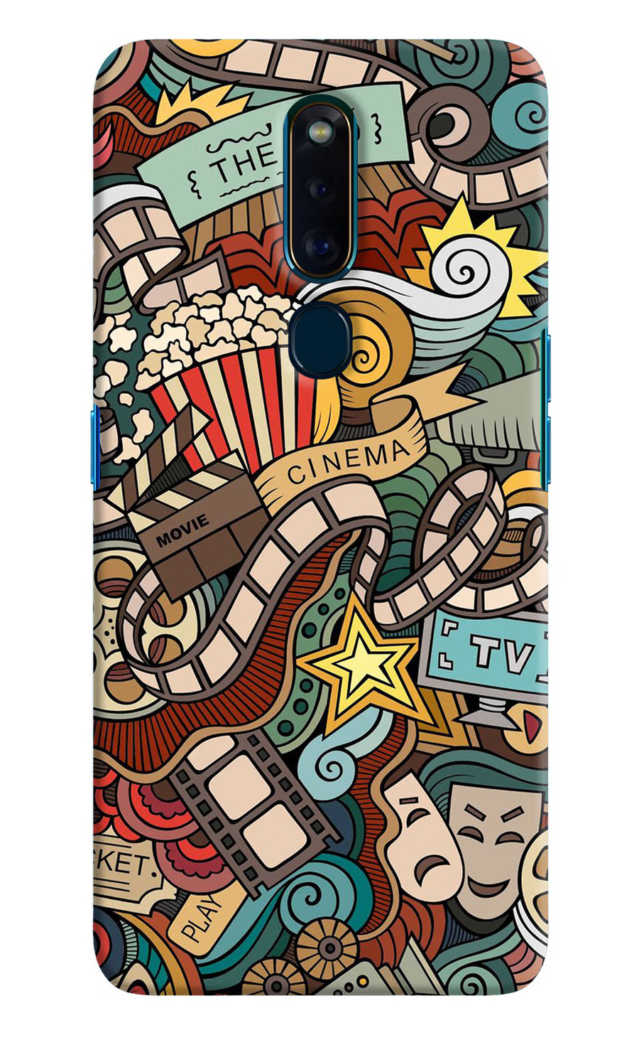 Cinema Abstract Oppo F11 Pro Back Cover, Hard case