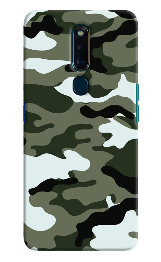 Camouflage Oppo F11 Pro Hard Case Back Cover by Casekaro