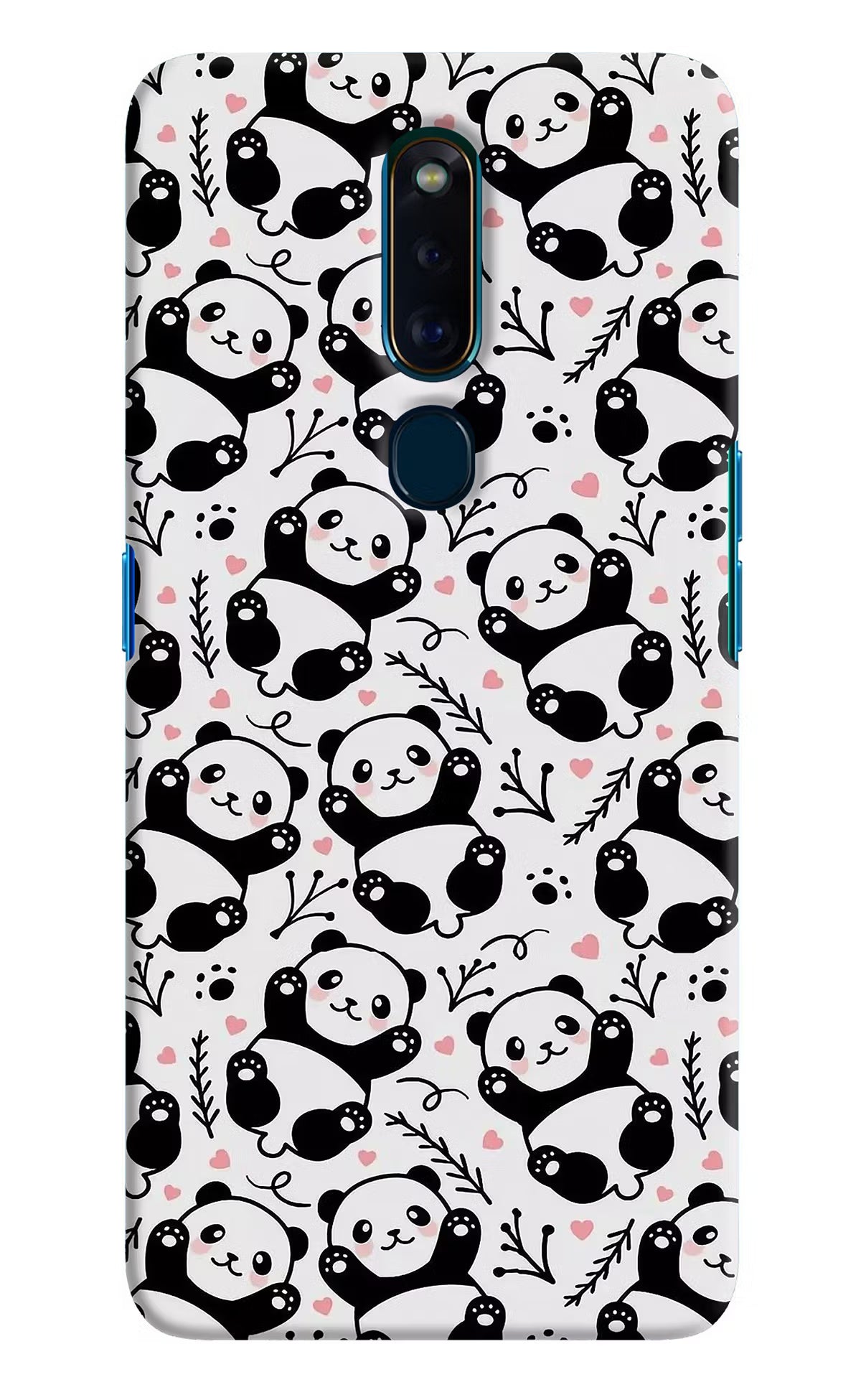 Cute Panda Oppo F11 Pro Hard Case Back Cover by Casekaro