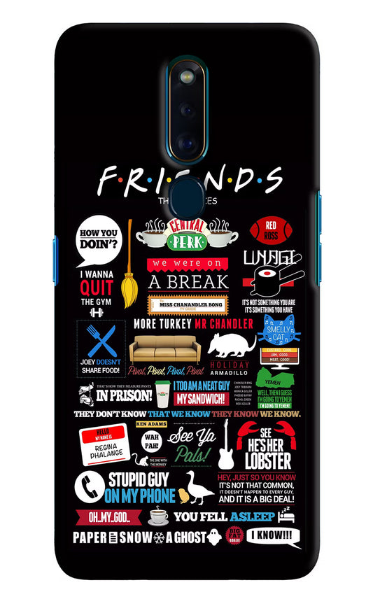 FRIENDS Oppo F11 Pro Hard Case Back Cover by Casekaro