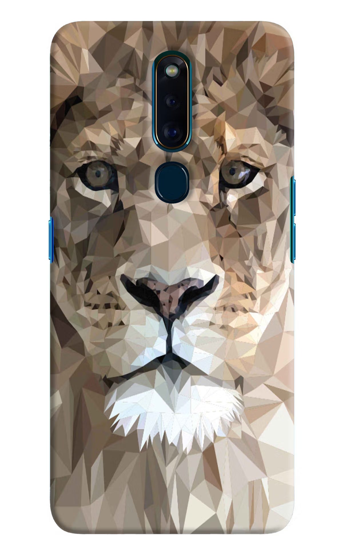 Lion Art Oppo F11 Pro Hard Case Back Cover by Casekaro