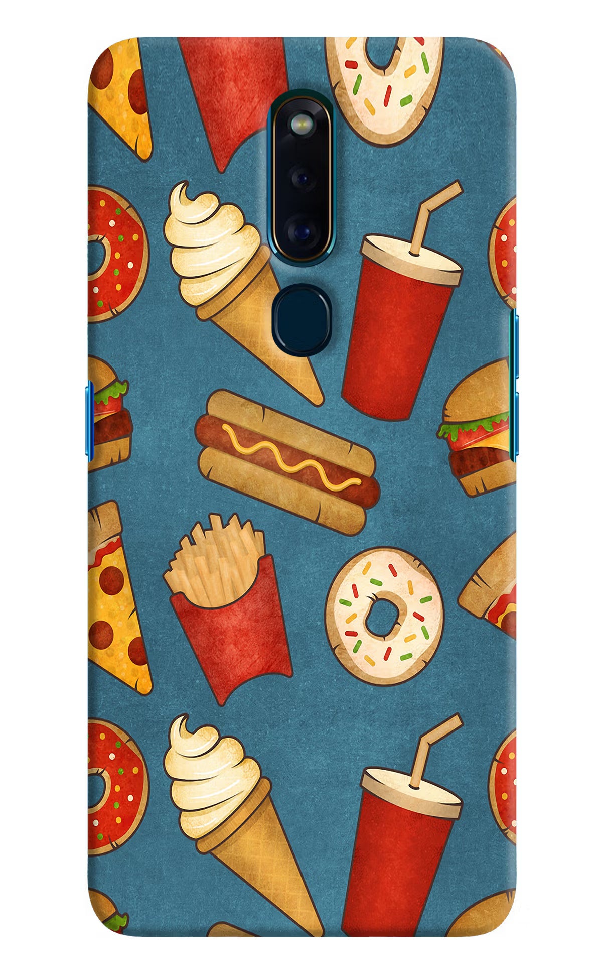 Foodie Oppo F11 Pro Hard Case Back Cover by Casekaro