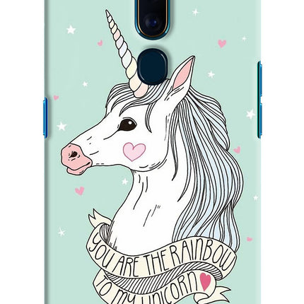 Unicorn Wallpaper Oppo F11 Pro Hard Case Back Cover by Casekaro