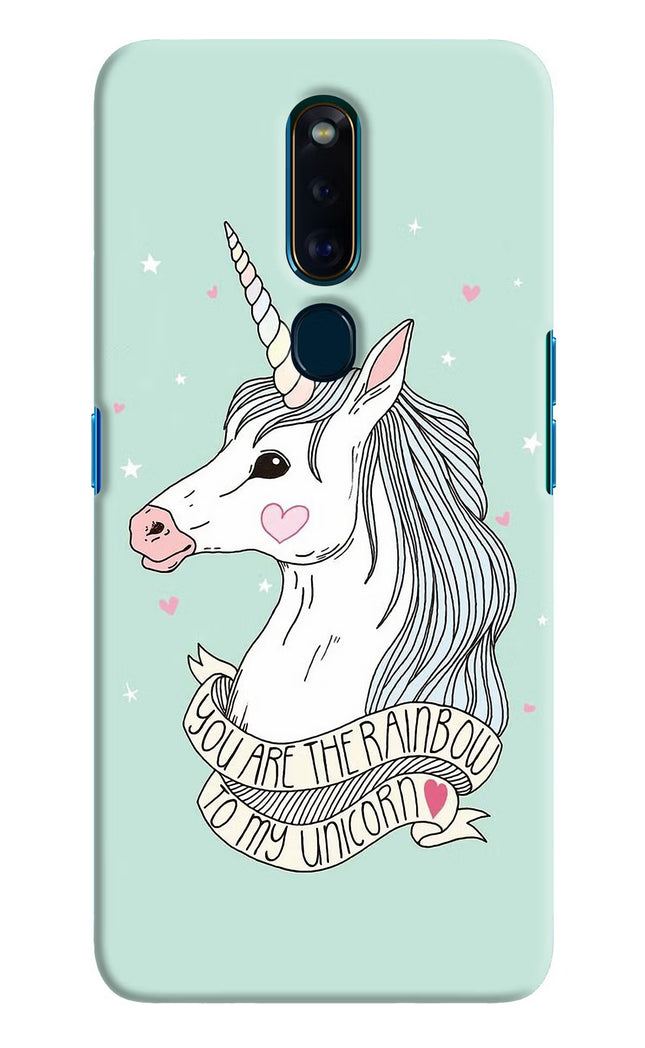 Unicorn Wallpaper Oppo F11 Pro Hard Case Back Cover by Casekaro
