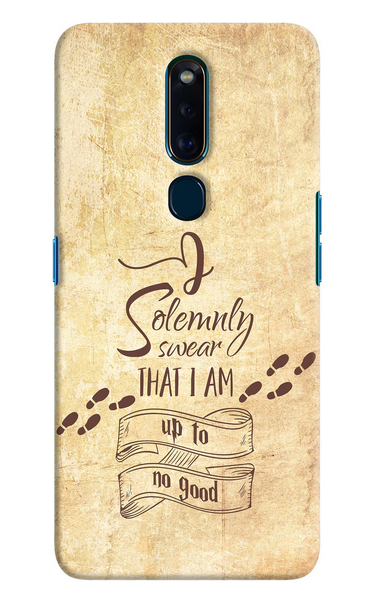 I Solemnly swear that i up to no good Oppo F11 Pro Hard Case Back Cover by Casekaro