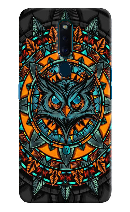 Angry Owl Art Oppo F11 Pro Hard Case Back Cover by Casekaro