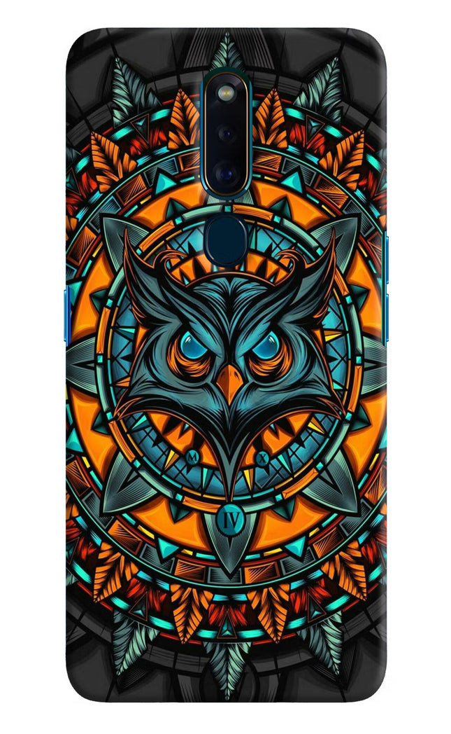 Angry Owl Art Oppo F11 Pro Hard Case Back Cover by Casekaro