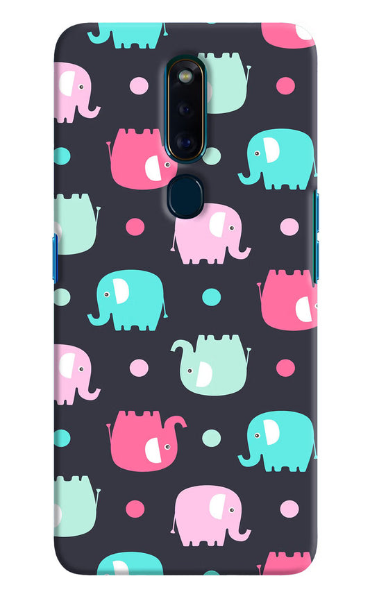 Elephants Oppo F11 Pro Hard Case Back Cover by Casekaro
