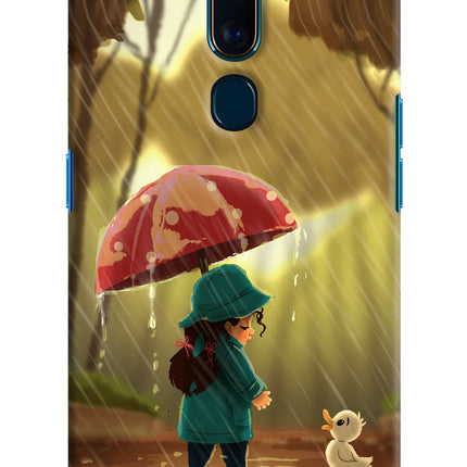Rainy Day Oppo F11 Pro Hard Case Back Cover by Casekaro