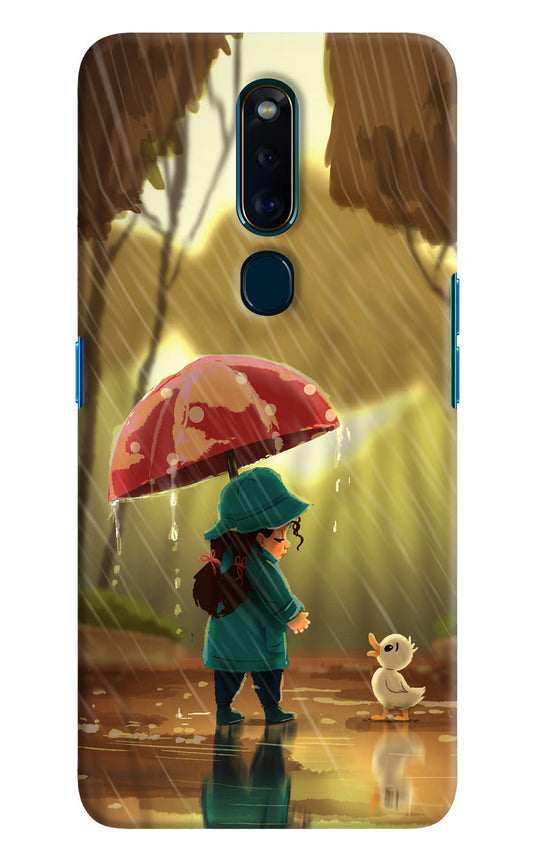 Rainy Day Oppo F11 Pro Hard Case Back Cover by Casekaro