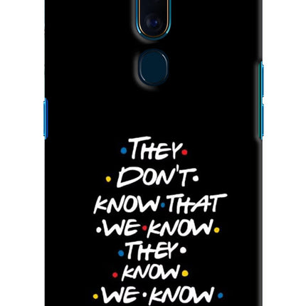 FRIENDS Dialogue Oppo F11 Pro Hard Case Back Cover by Casekaro