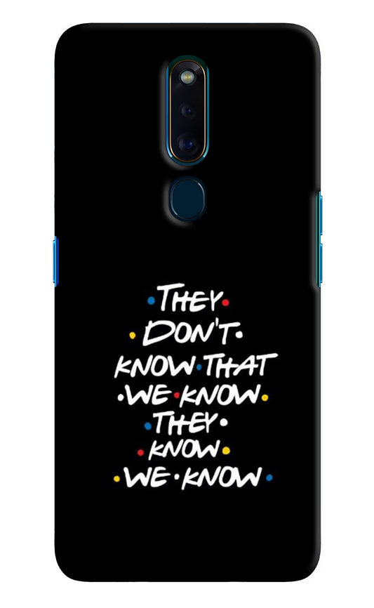 FRIENDS Dialogue Oppo F11 Pro Hard Case Back Cover by Casekaro
