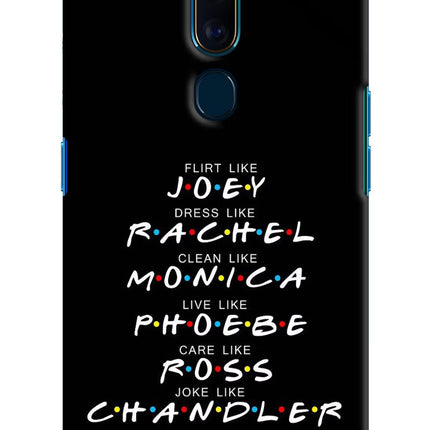 FRIENDS Character Oppo F11 Pro Hard Case Back Cover by Casekaro