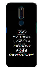 FRIENDS Character Oppo F11 Pro Hard Case Back Cover by Casekaro