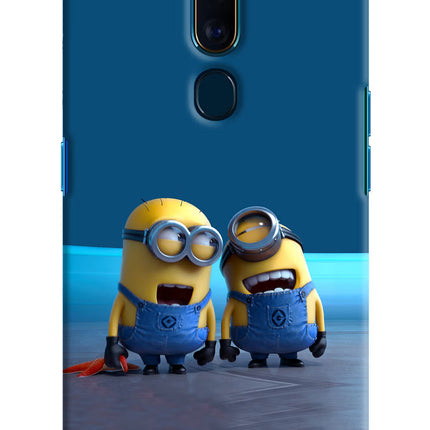 Minion Laughing Oppo F11 Pro Hard Case Back Cover by Casekaro