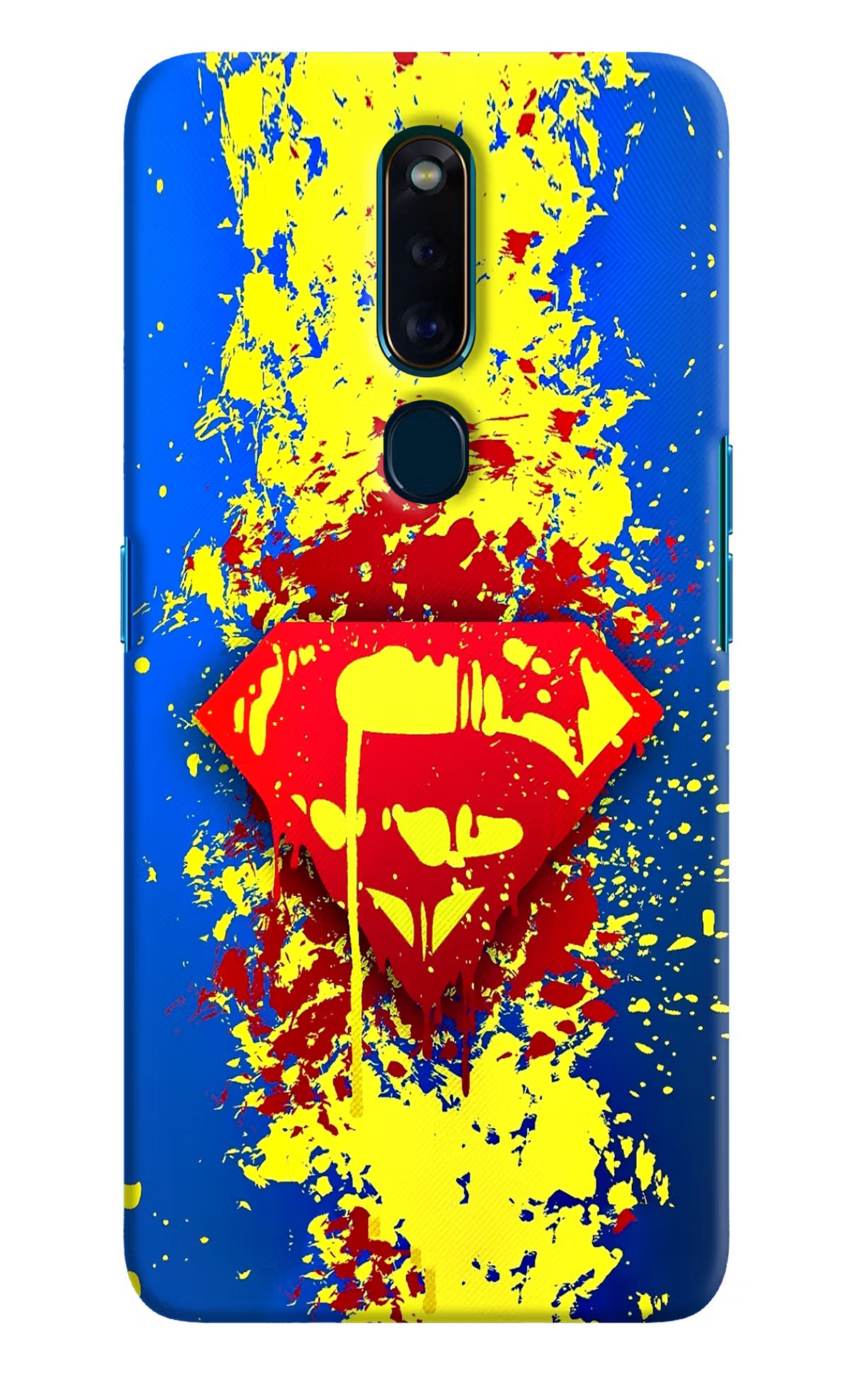 Superman logo Oppo F11 Pro Hard Case Back Cover by Casekaro