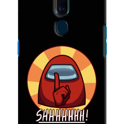 Among Us Shhh! Oppo F11 Pro Hard Case Back Cover by Casekaro