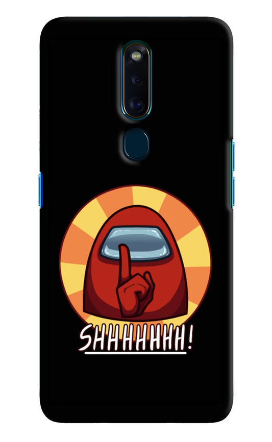 Among Us Shhh! Oppo F11 Pro Hard Case Back Cover by Casekaro