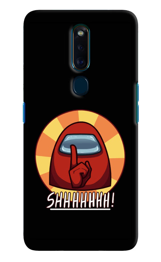 Among Us Shhh! Oppo F11 Pro Hard Case Back Cover by Casekaro