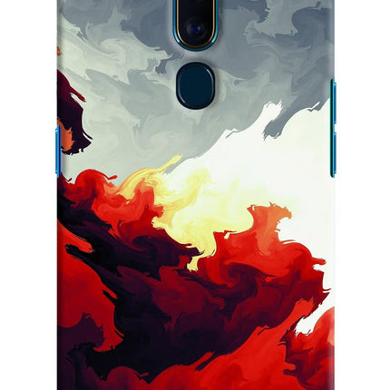 Fire Cloud Oppo F11 Pro Hard Case Back Cover by Casekaro