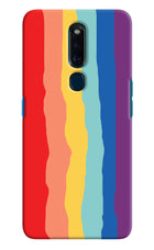 Rainbow Oppo F11 Pro Hard Case Back Cover by Casekaro