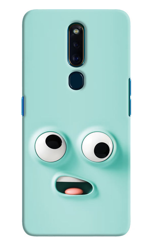 Funny Cartoon Oppo F11 Pro Hard Case Back Cover by Casekaro
