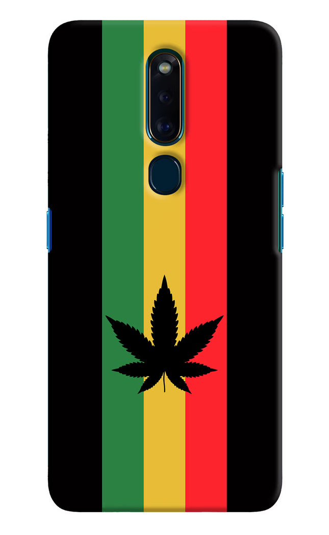 Weed Flag Oppo F11 Pro Hard Case Back Cover by Casekaro