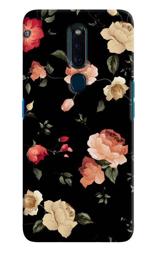 Flowers Oppo F11 Pro Hard Case Back Cover by Casekaro