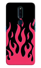 Fire Flames Oppo F11 Pro Hard Case Back Cover by Casekaro