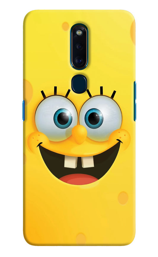 Sponge 1 Oppo F11 Pro Hard Case Back Cover by Casekaro