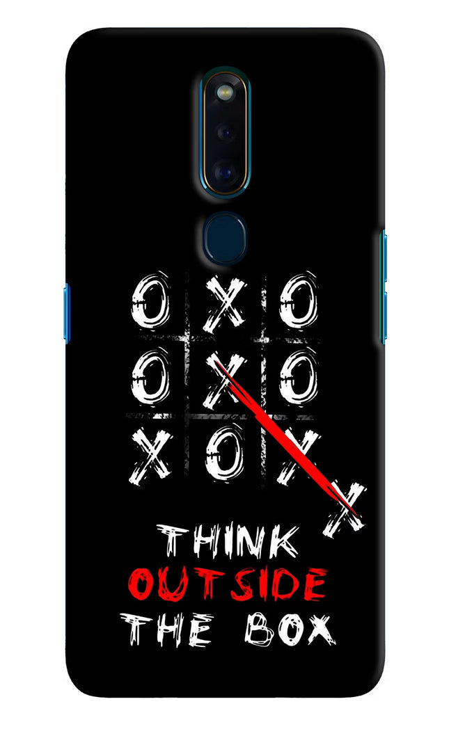 Think out of the BOX Oppo F11 Pro Hard Case Back Cover by Casekaro
