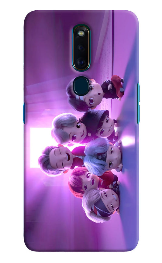 BTS Chibi Oppo F11 Pro Hard Case Back Cover by Casekaro