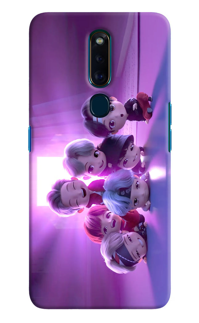 BTS Chibi Oppo F11 Pro Hard Case Back Cover by Casekaro