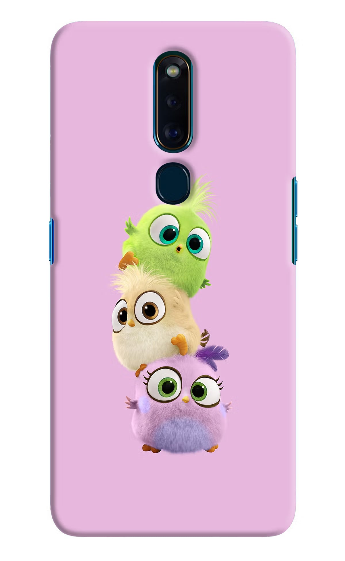Cute Little Birds Oppo F11 Pro Hard Case Back Cover by Casekaro